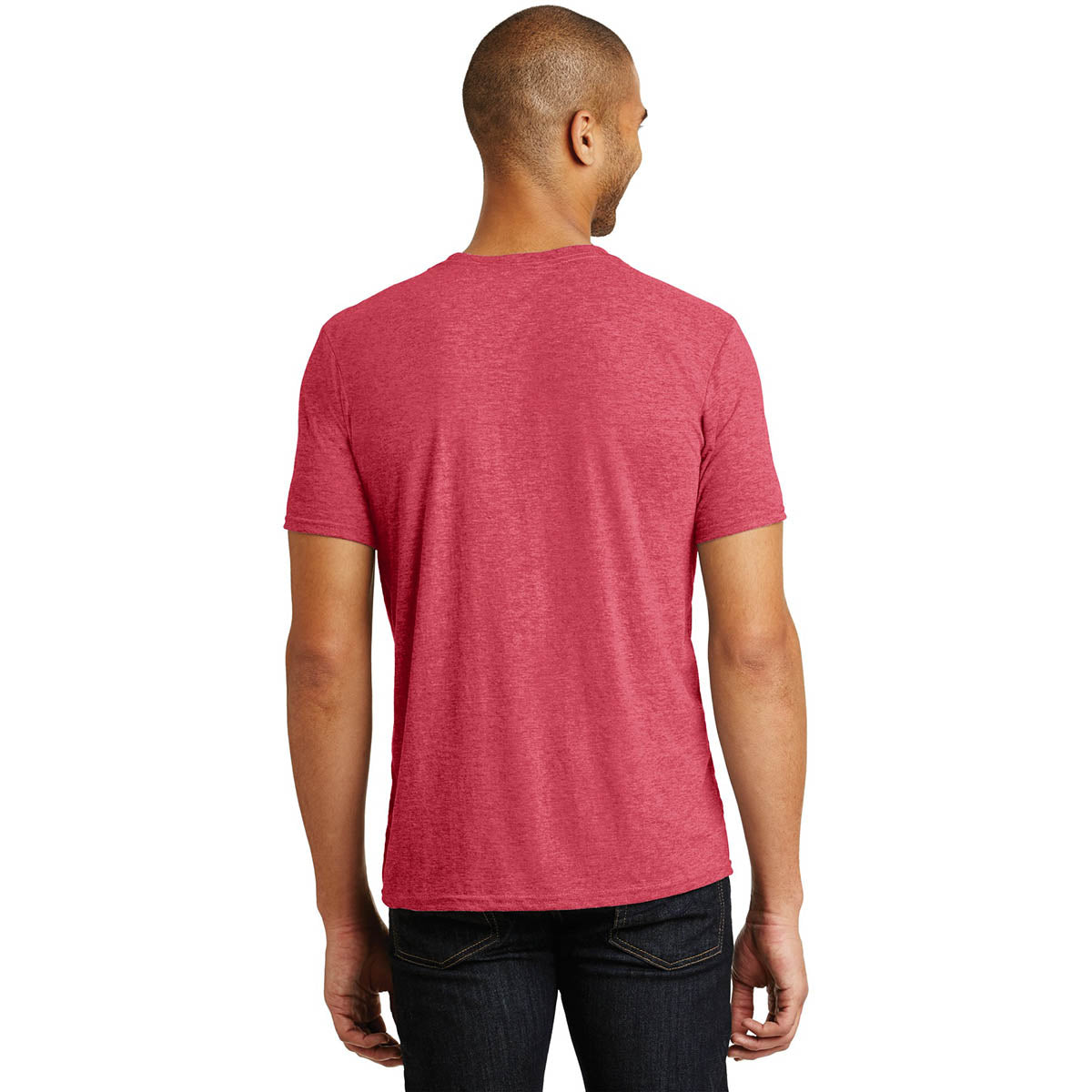 Heather Blue T-Shirt - Anvil - Soft Tri-Blend