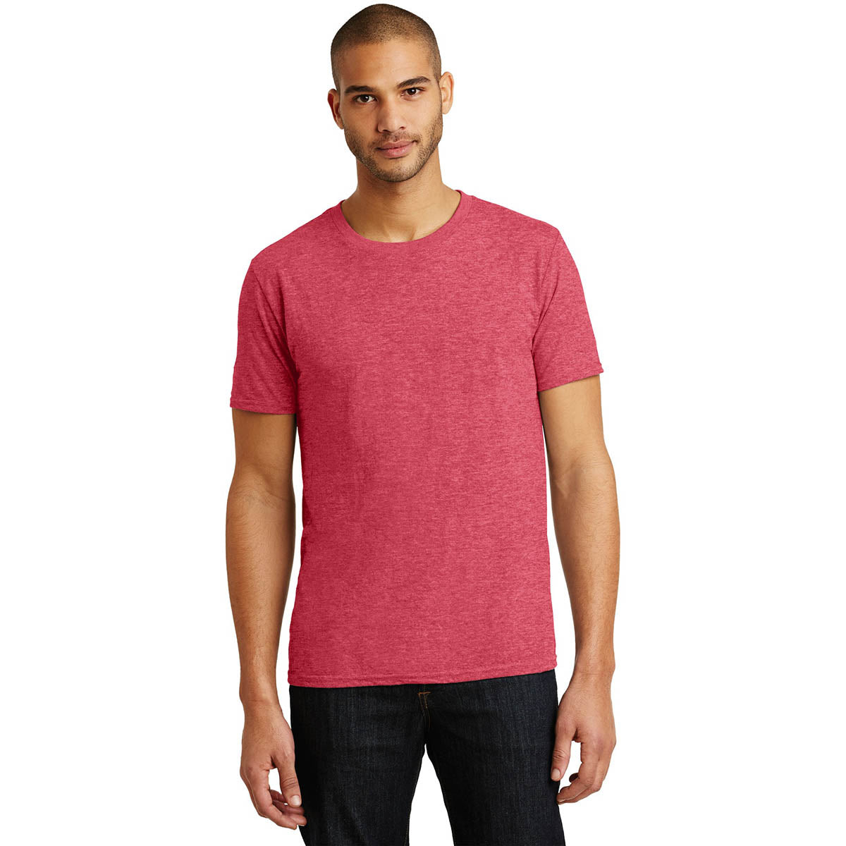 Heather Blue T-Shirt - Anvil - Soft Tri-Blend