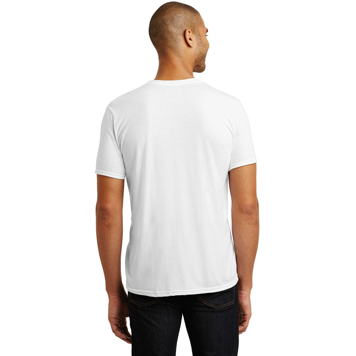 Heather Blue T-Shirt - Anvil - Soft Tri-Blend