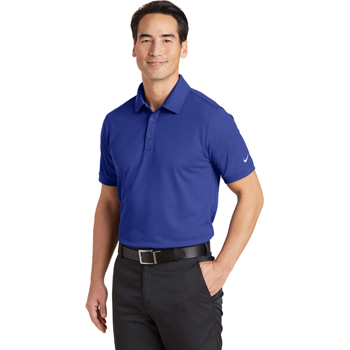 Black Polo Shirts - Nike - Stylish Dri-FIT Design