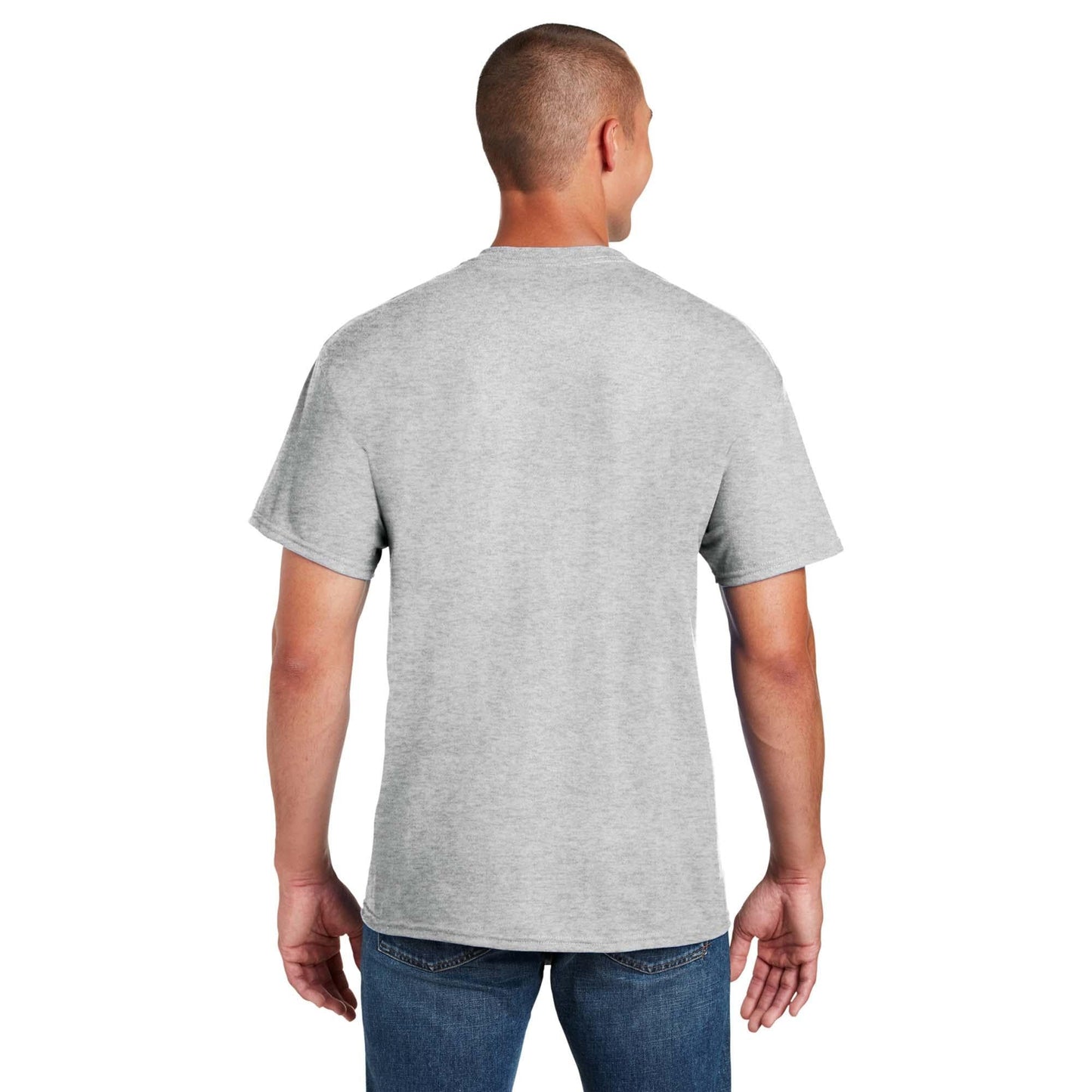 Ash Grey T-Shirt - Gildan - Soft Moisture-Wicking