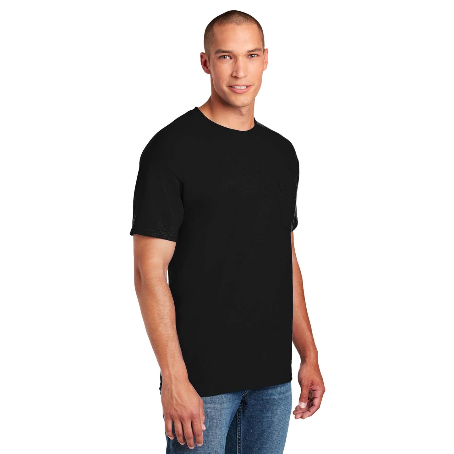 Ash Grey T-Shirt - Gildan - Soft Moisture-Wicking