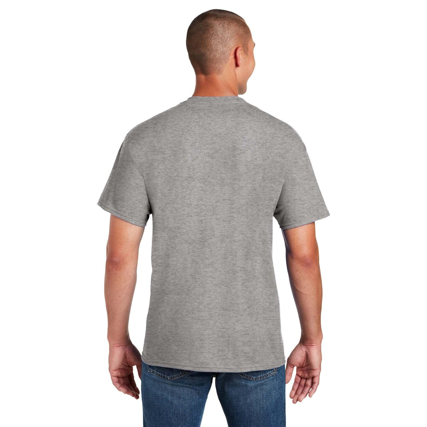 Ash Grey T-Shirt - Gildan - Soft Moisture-Wicking