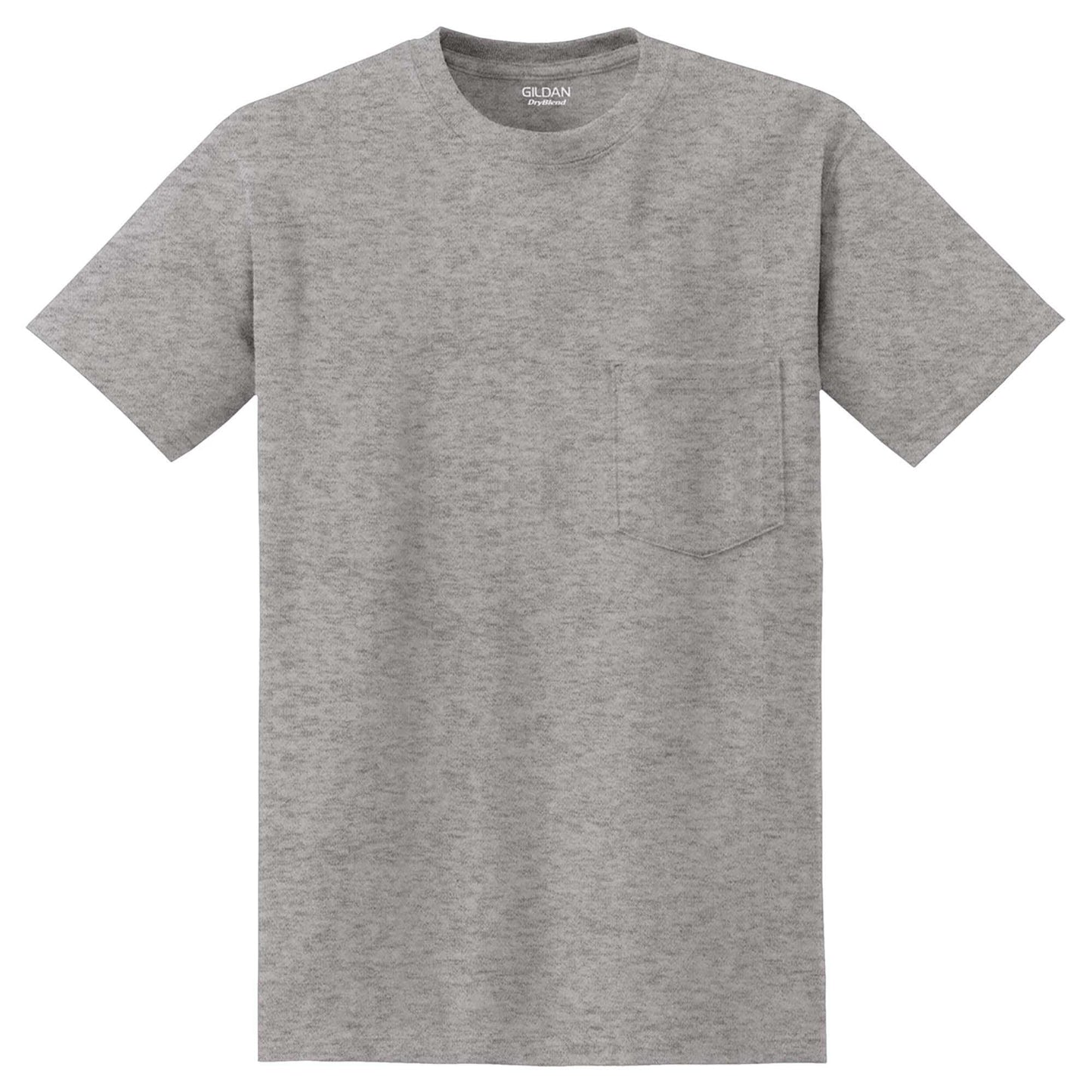 Ash Grey T-Shirt - Gildan - Soft Moisture-Wicking