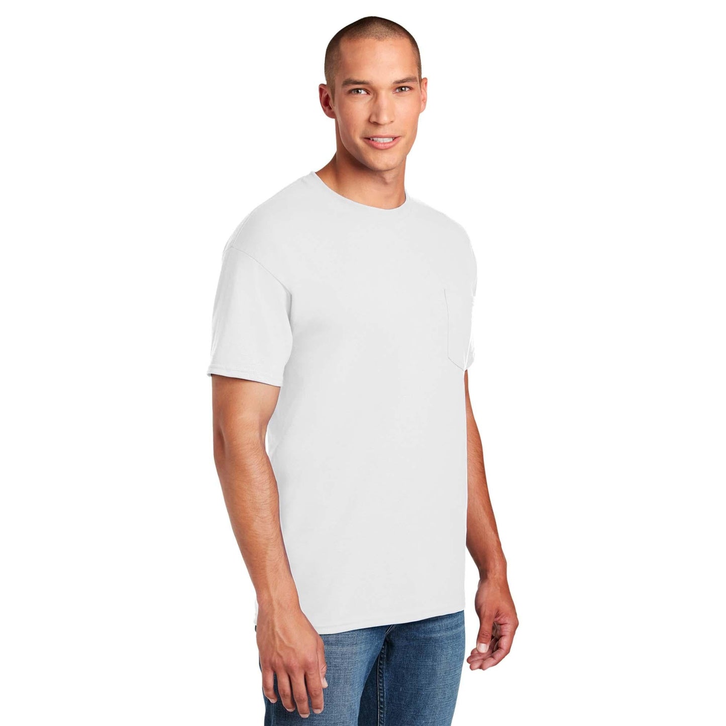Ash Grey T-Shirt - Gildan - Soft Moisture-Wicking