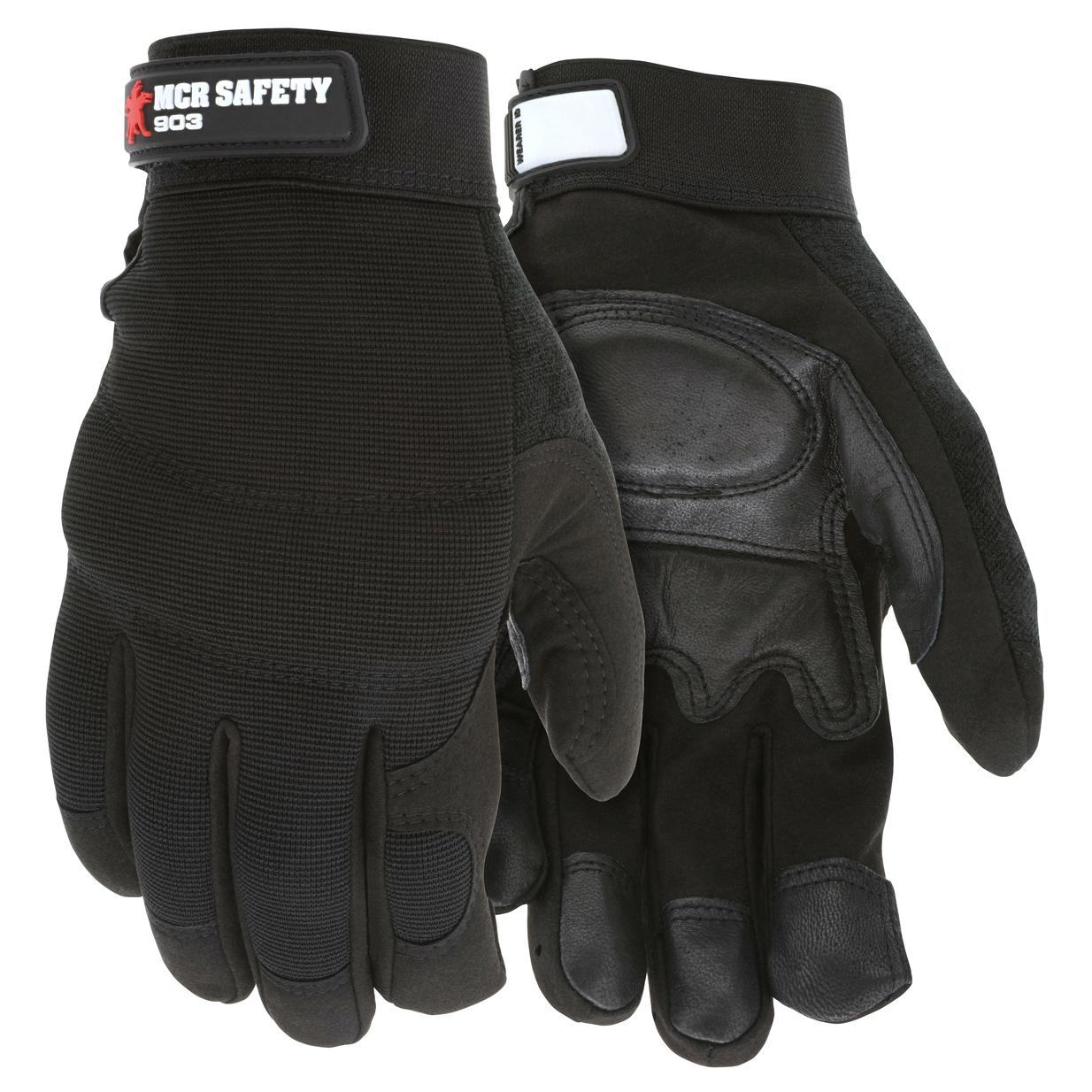 Spandex Back Gloves - MCR Safety - Comfortable Fit