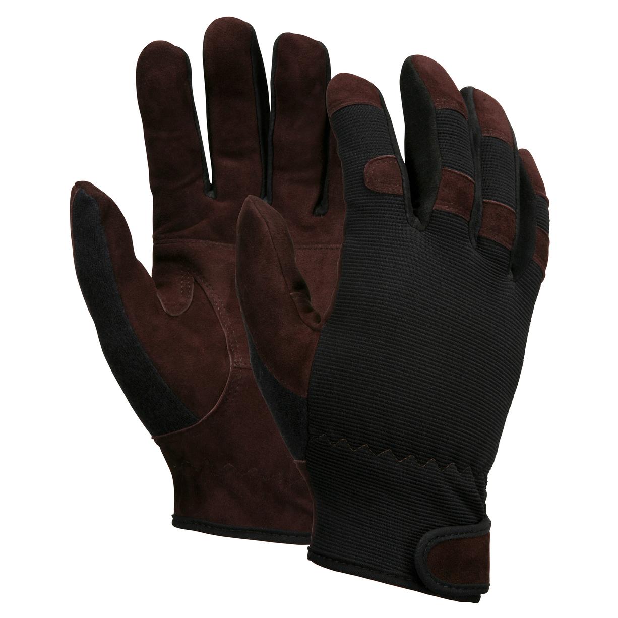 Adjustable Leather Gloves - MCR Safety - Durable Design