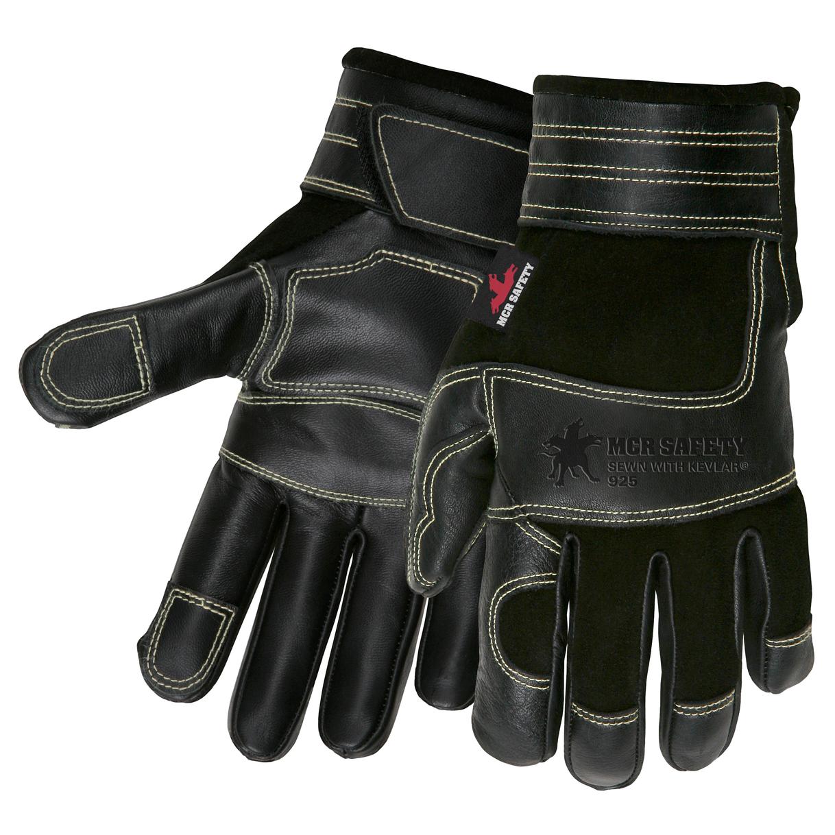 Grain Cow Palm Leather Gloves - MCR Safety - Durable Design