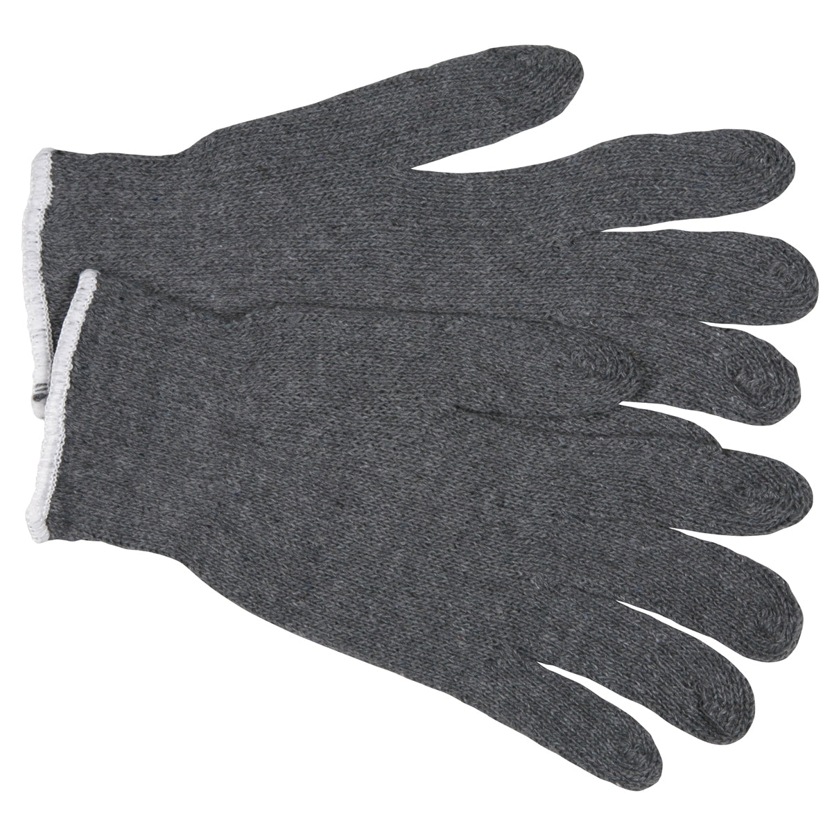 Gray Knit Gloves - MCR Safety - Cotton Blend