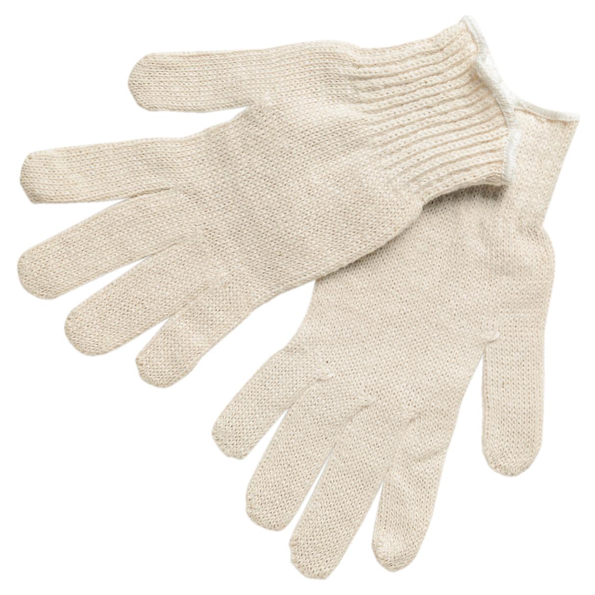 Natural String Knit Gloves - MCR Safety - Cotton Blend