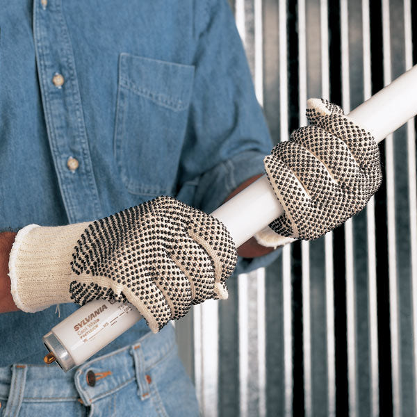 PVC Dots String Knit Gloves - MCR Safety - Durable Grip