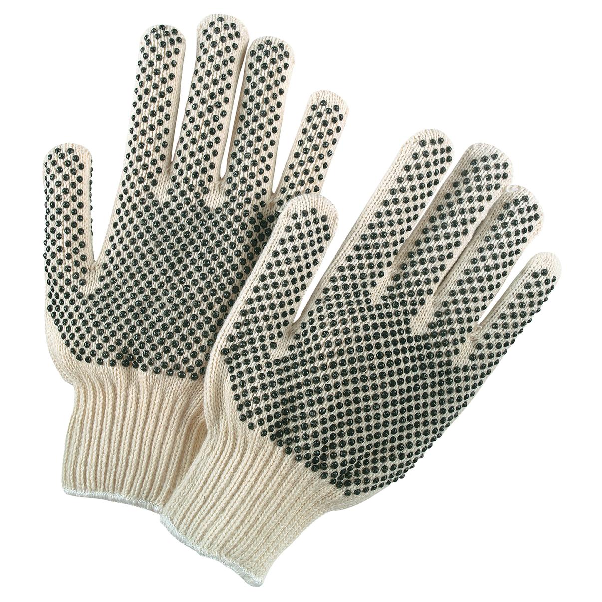 PVC Dots String Knit Gloves - MCR Safety - Enhanced Grip