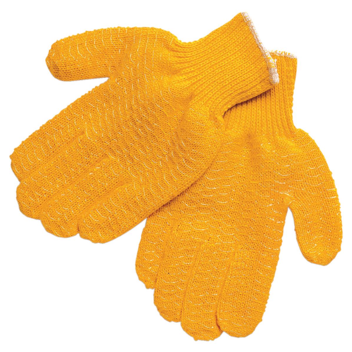 PVC Honeycomb Criss-Cross String Knit Gloves - MCR Safety - Durable Grip