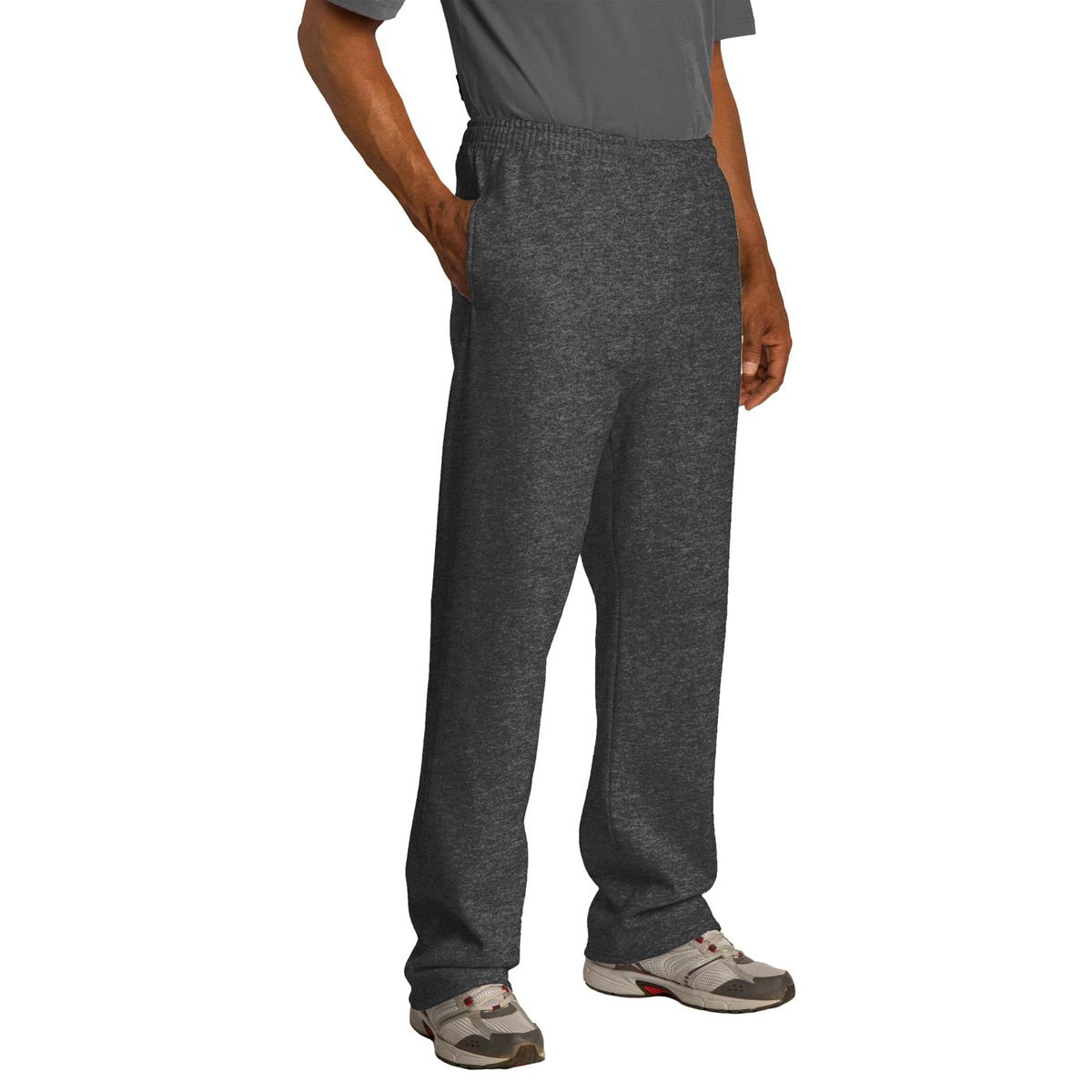 Black Sweatpants - Jerzees - Soft Cotton Blend - Comfortable Fit