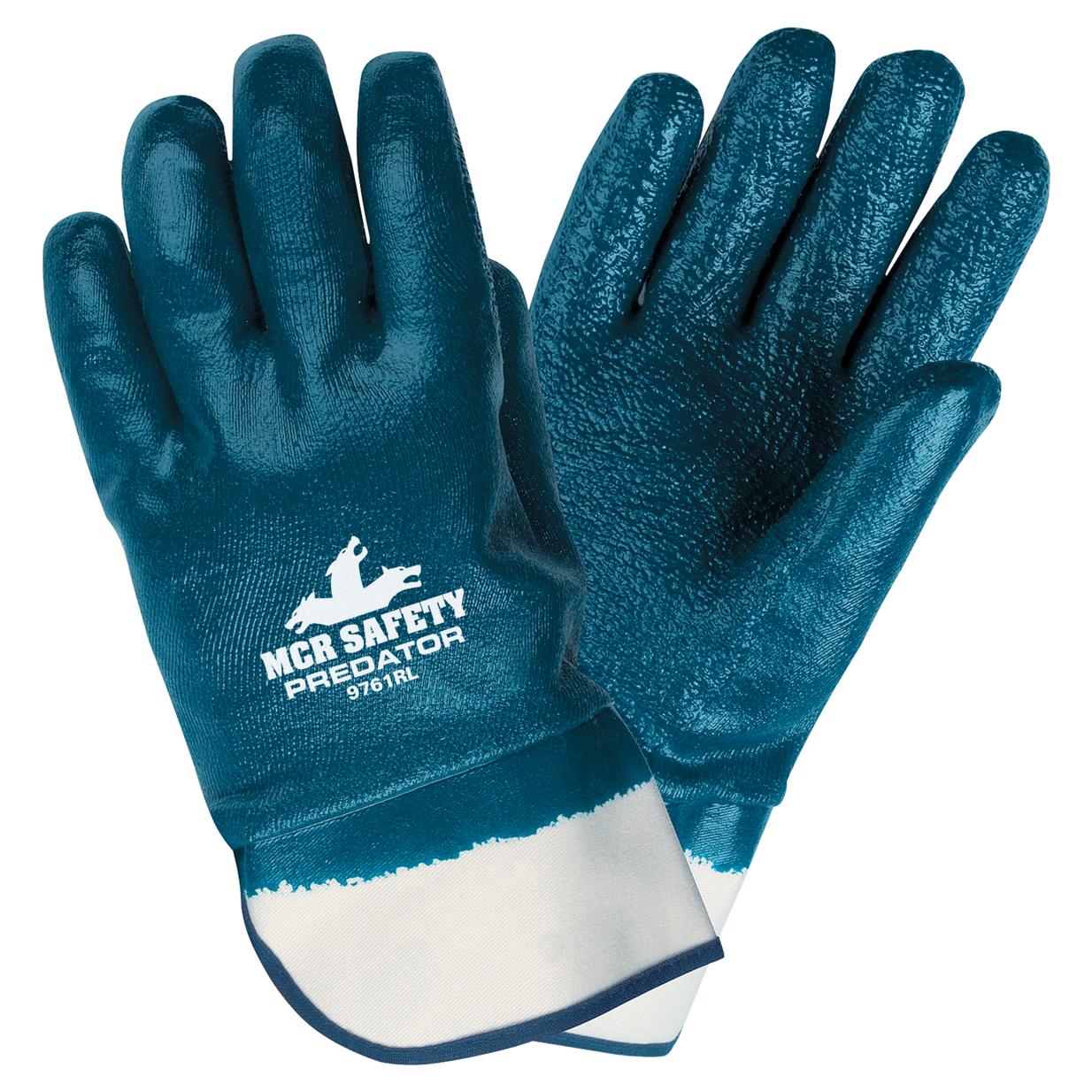 Safety Cuff Rubber Gloves - MCR Safety - Durable Design