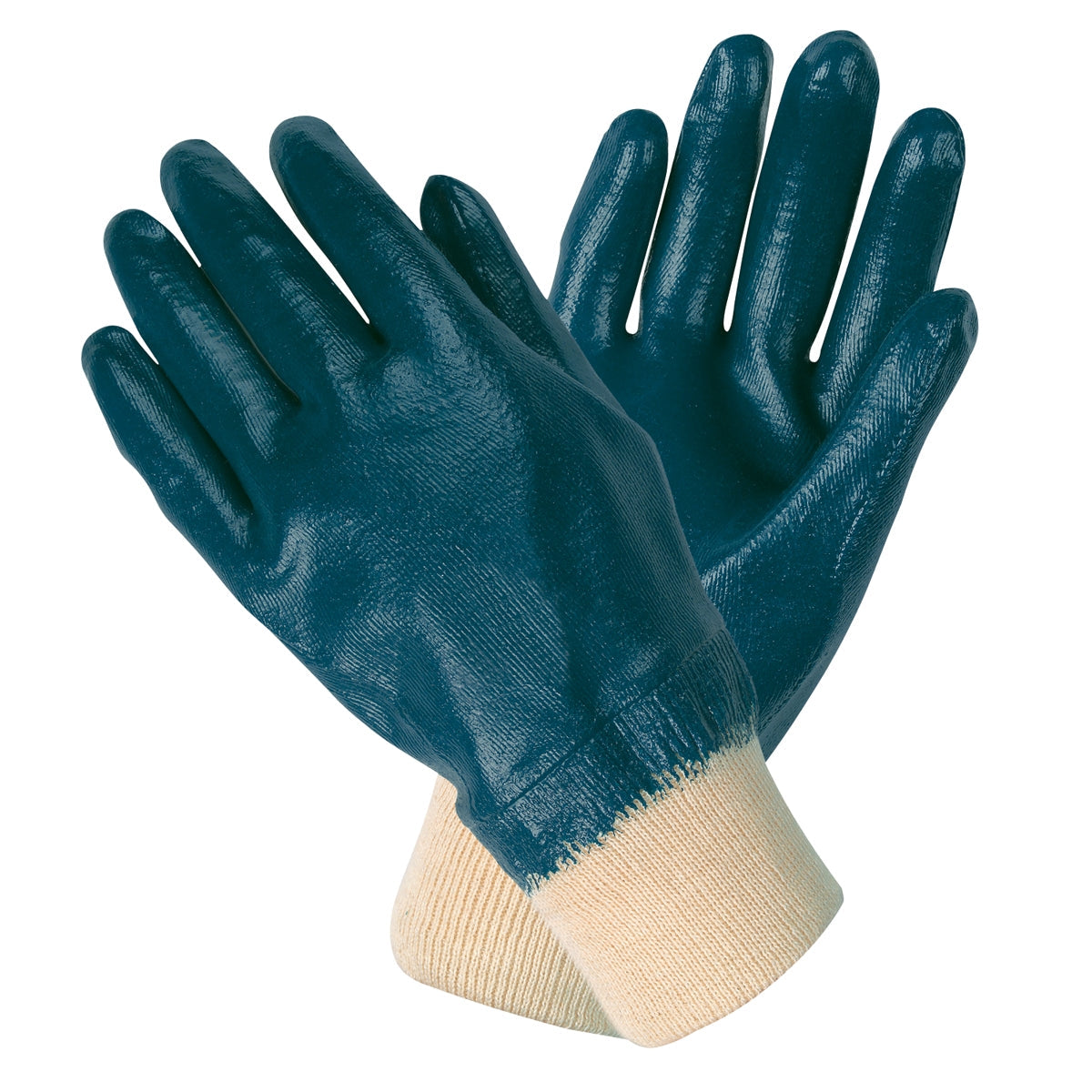 Knit Wrist Cotton Gloves - MCR Safety - Nitrile Coated