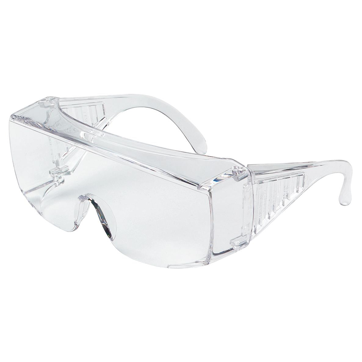 Clear Uncoated Lens Glasses - MCR Safety - Angular Coverage