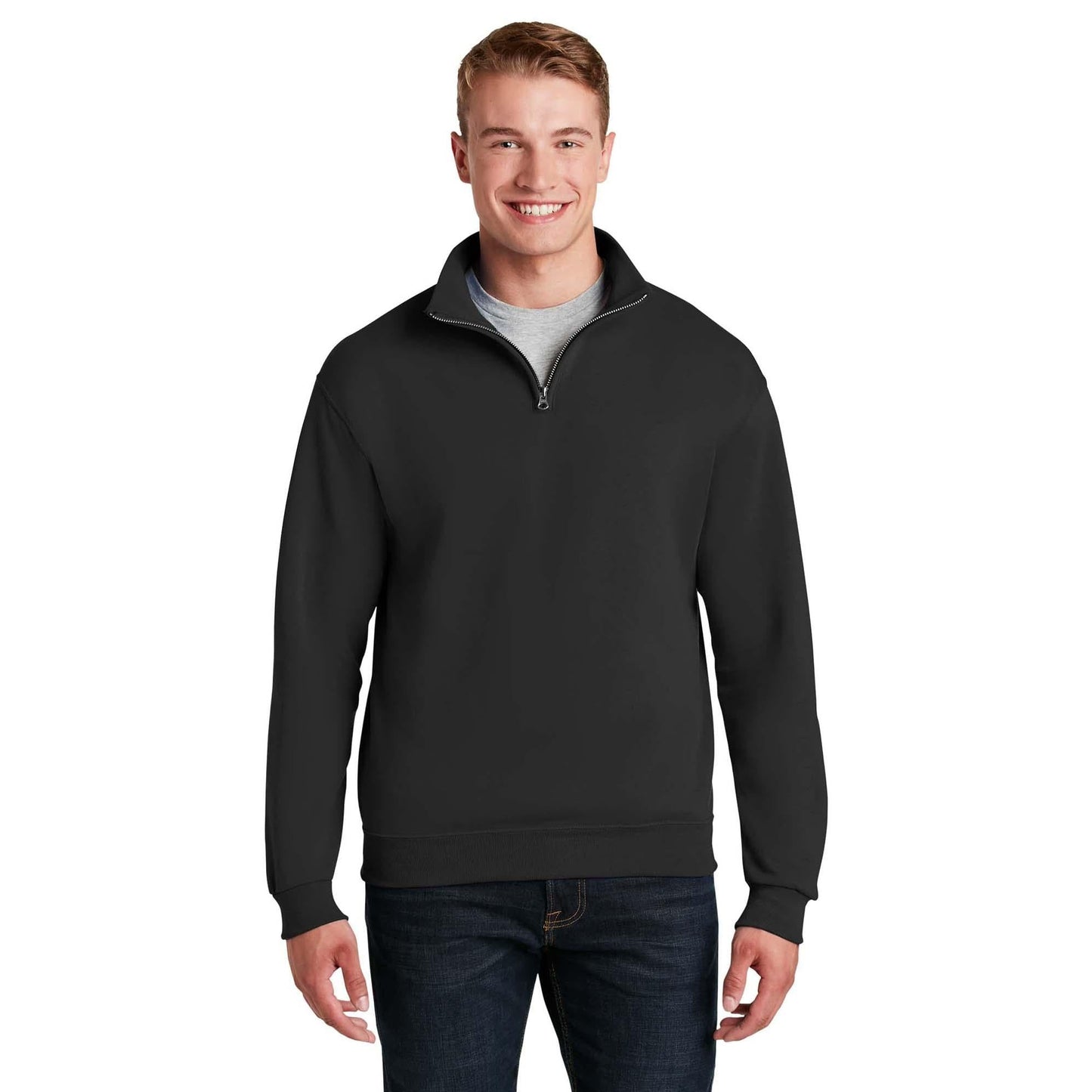Oxford Sweatshirts - Jerzees - Stylish Cadet Collar - Durable Fabric