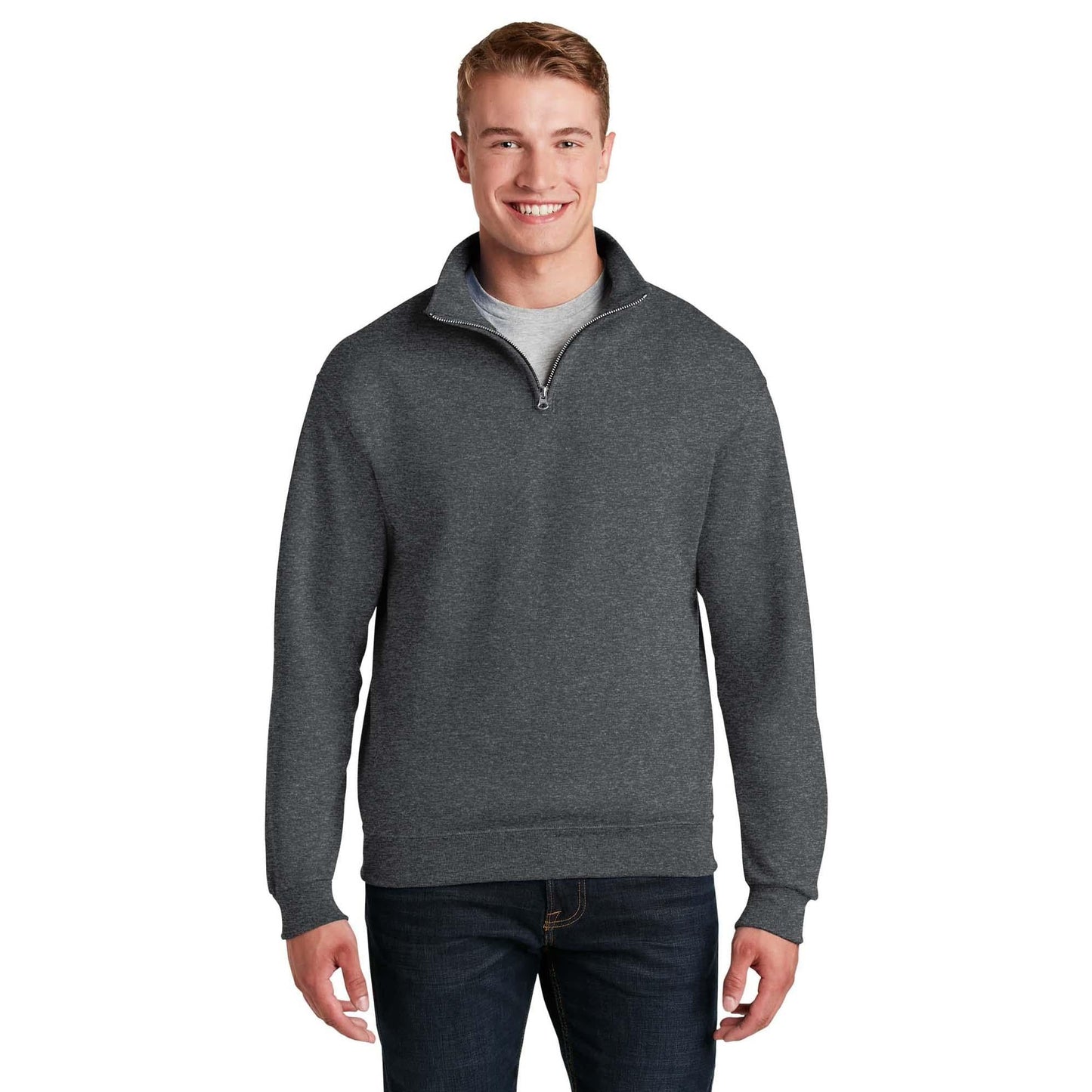 Oxford Sweatshirts - Jerzees - Stylish Cadet Collar - Durable Fabric