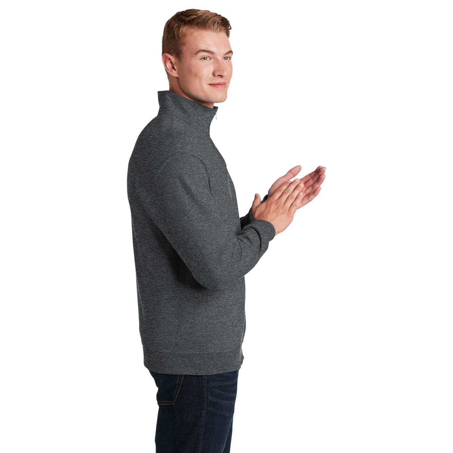 Oxford Sweatshirts - Jerzees - Stylish Cadet Collar - Durable Fabric