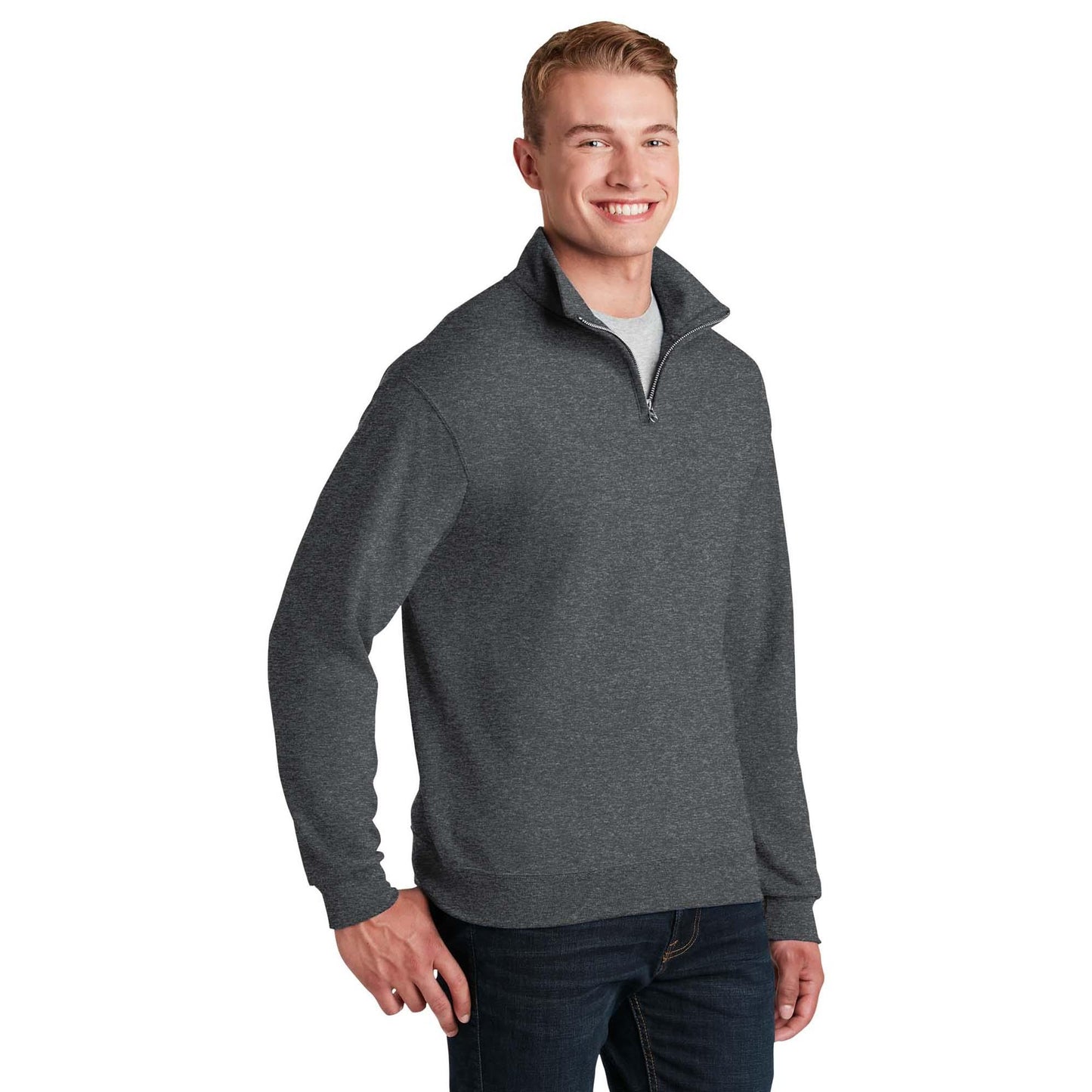 Oxford Sweatshirts - Jerzees - Stylish Cadet Collar - Durable Fabric