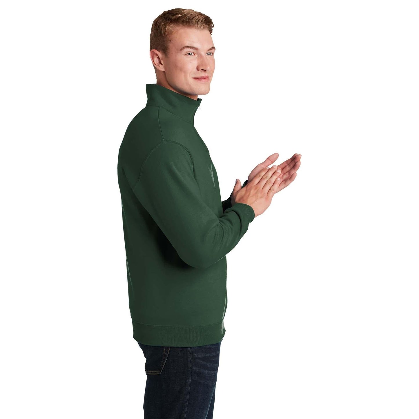 Oxford Sweatshirts - Jerzees - Stylish Cadet Collar - Durable Fabric