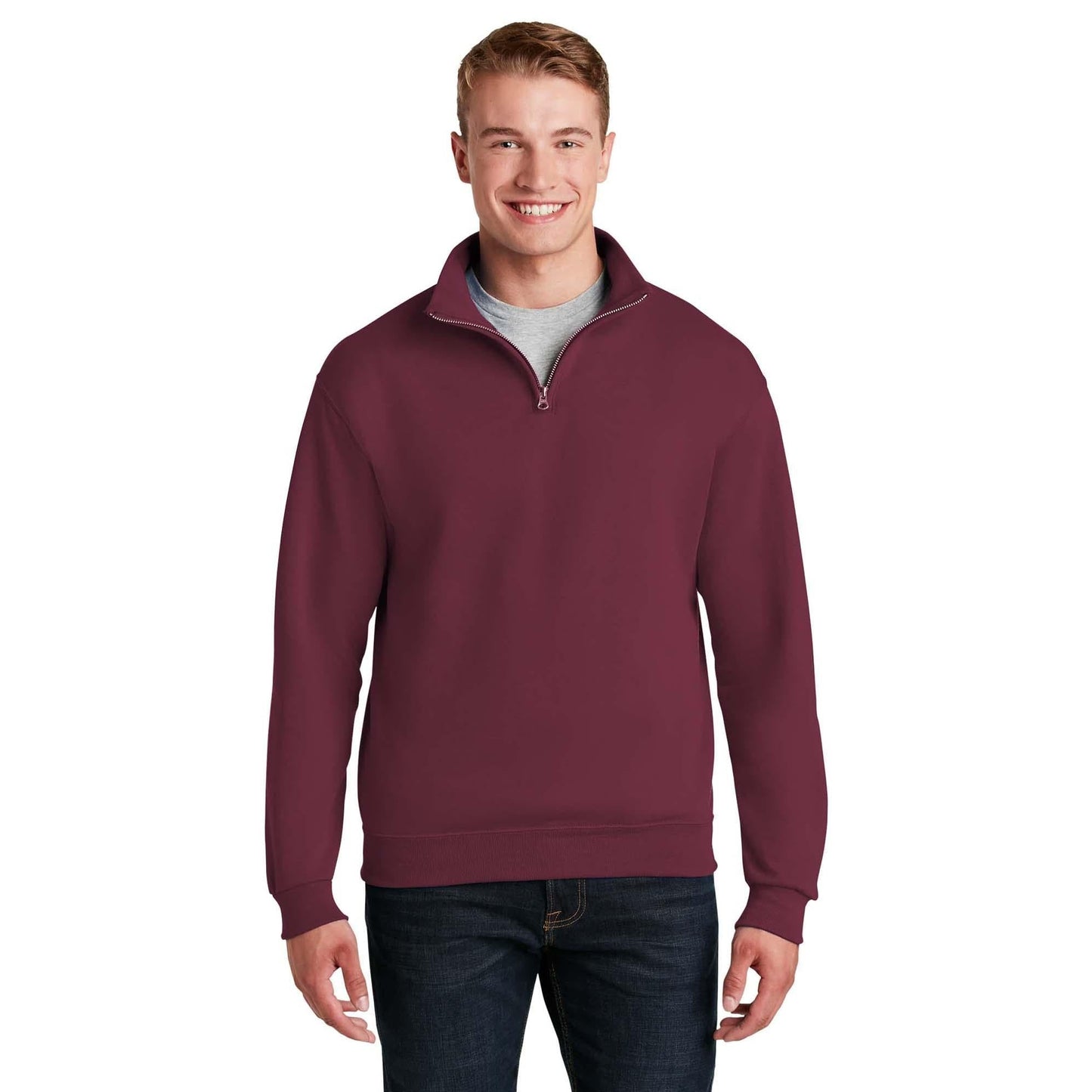 Oxford Sweatshirts - Jerzees - Stylish Cadet Collar - Durable Fabric
