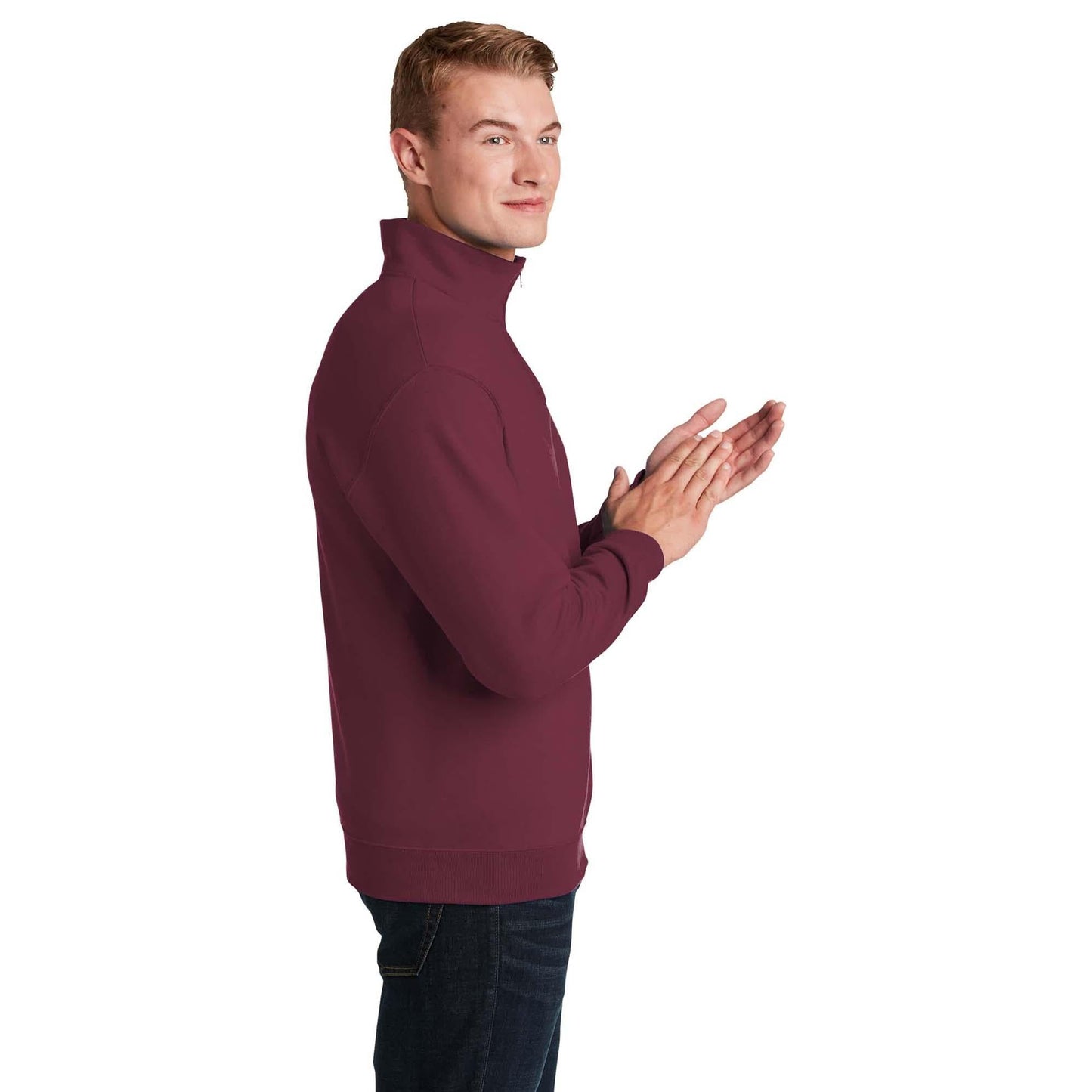Oxford Sweatshirts - Jerzees - Stylish Cadet Collar - Durable Fabric