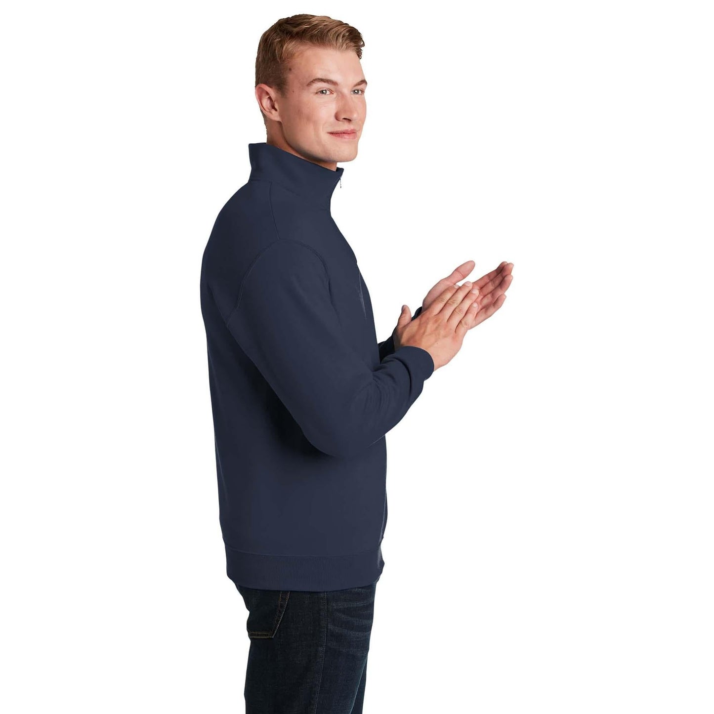 Oxford Sweatshirts - Jerzees - Stylish Cadet Collar - Durable Fabric