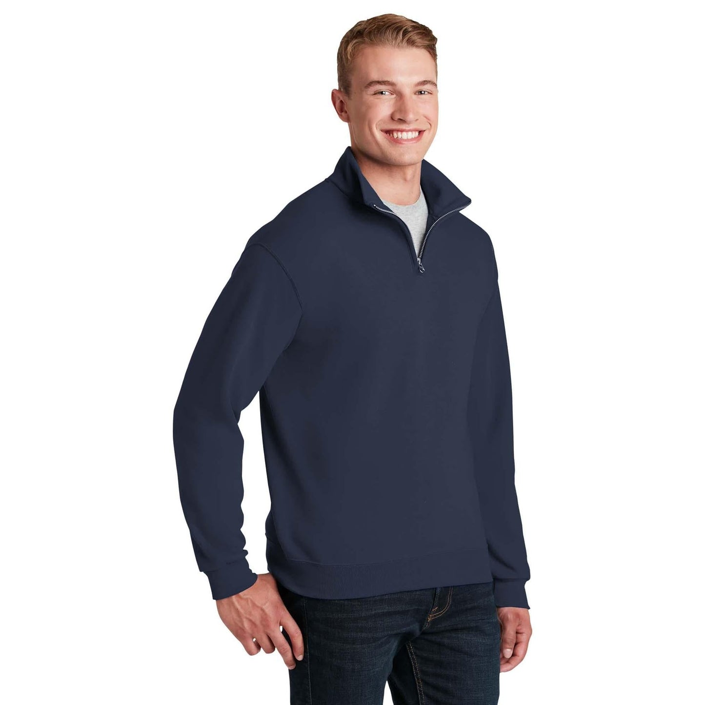 Oxford Sweatshirts - Jerzees - Stylish Cadet Collar - Durable Fabric