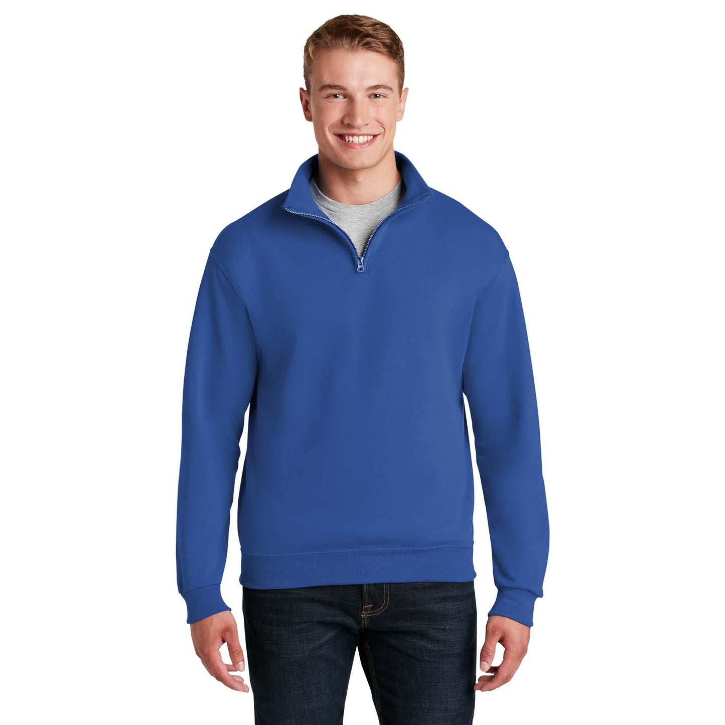 Oxford Sweatshirts - Jerzees - Stylish Cadet Collar - Durable Fabric
