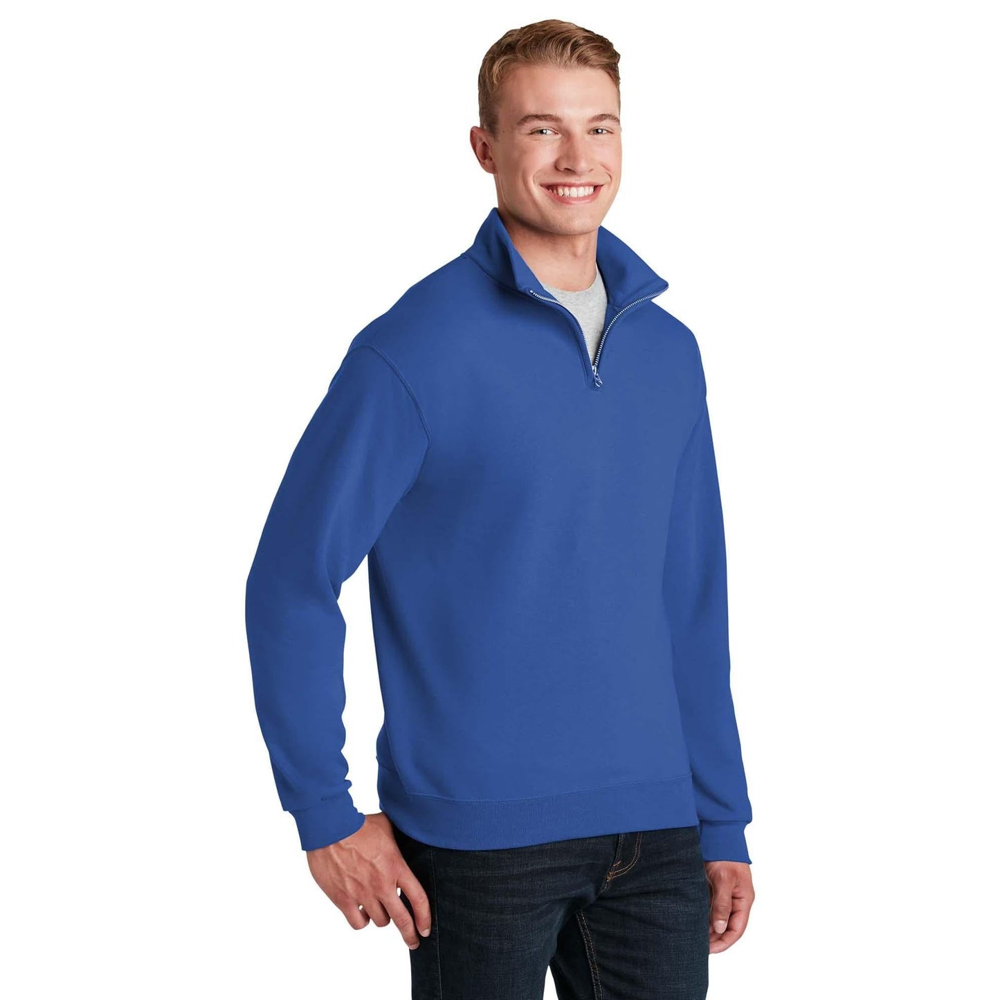 Oxford Sweatshirts - Jerzees - Stylish Cadet Collar - Durable Fabric