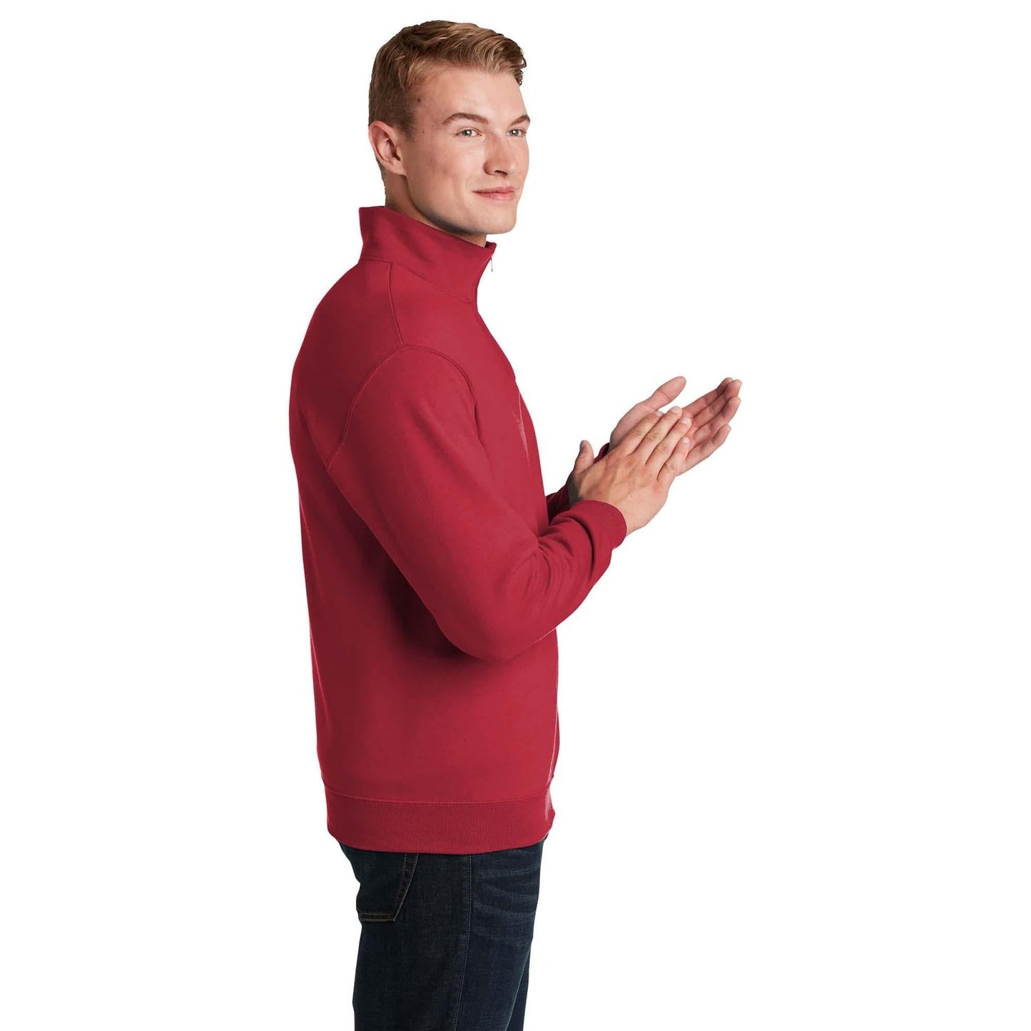 Oxford Sweatshirts - Jerzees - Stylish Cadet Collar - Durable Fabric