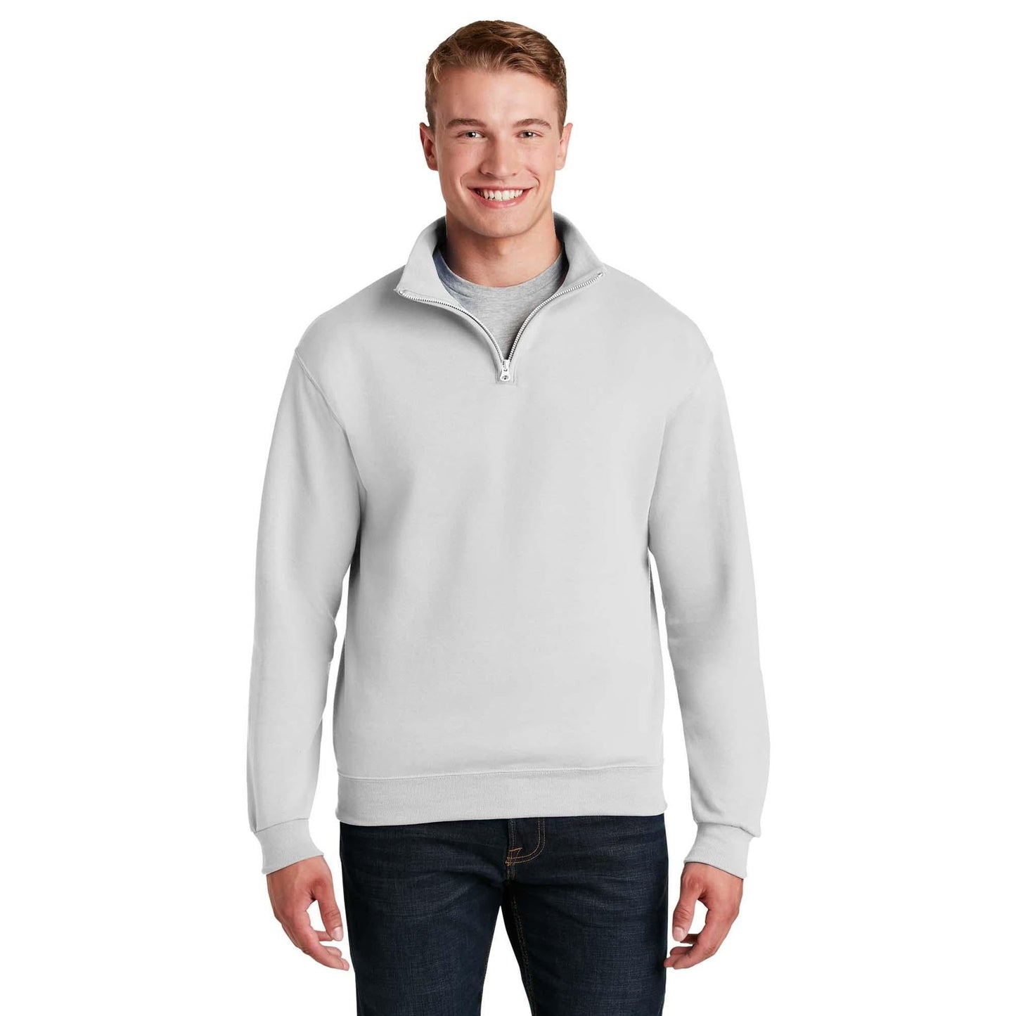 Oxford Sweatshirts - Jerzees - Stylish Cadet Collar - Durable Fabric