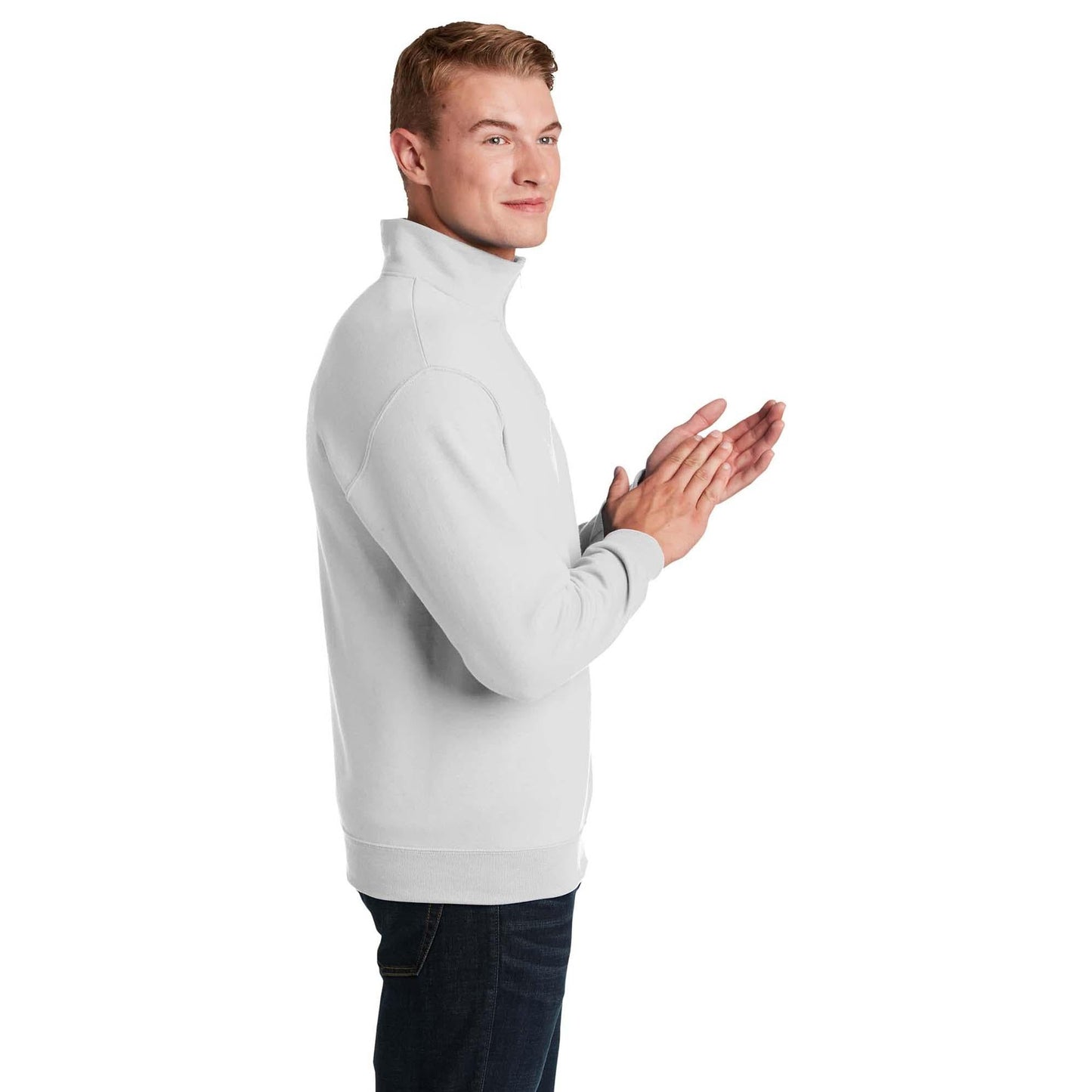 Oxford Sweatshirts - Jerzees - Stylish Cadet Collar - Durable Fabric