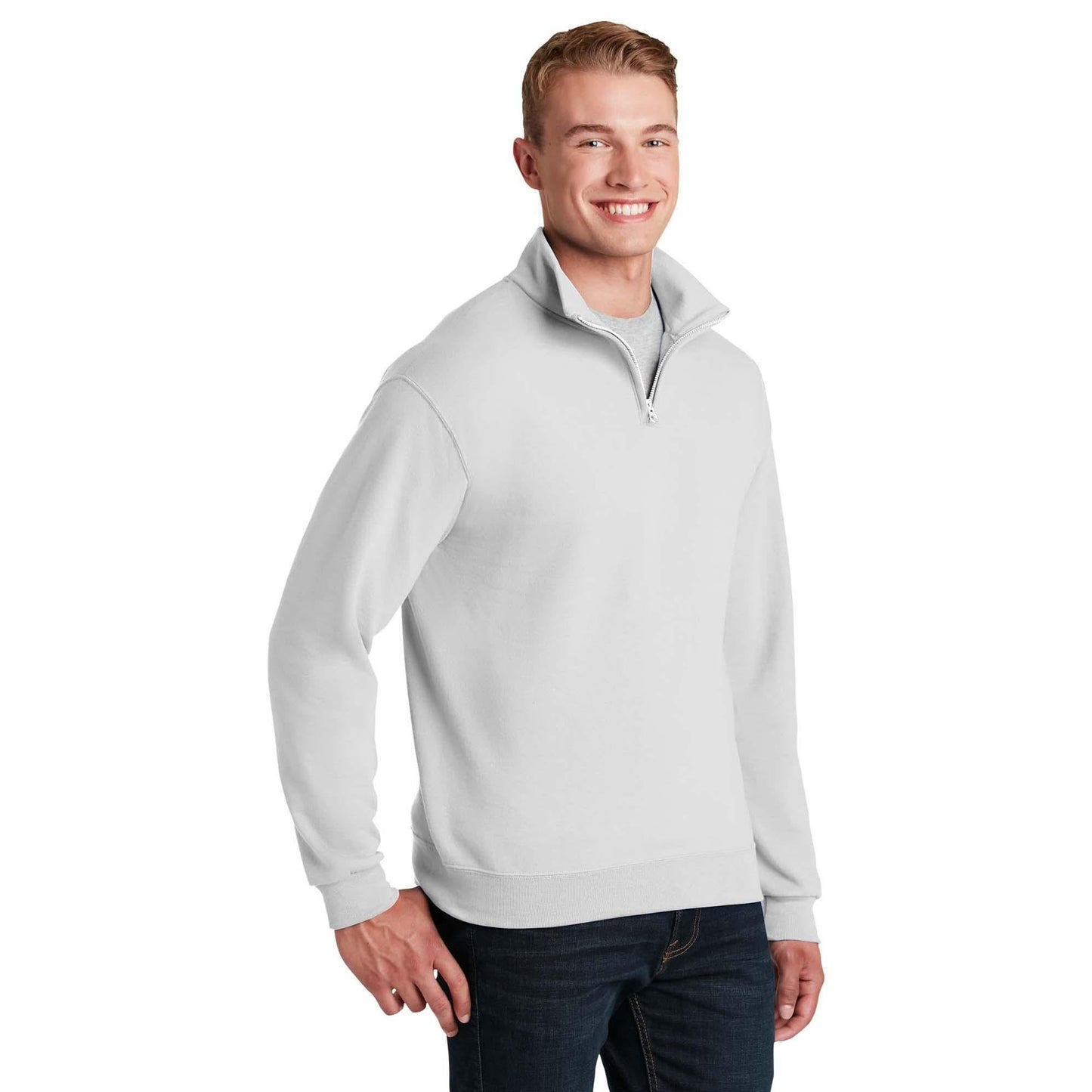Oxford Sweatshirts - Jerzees - Stylish Cadet Collar - Durable Fabric