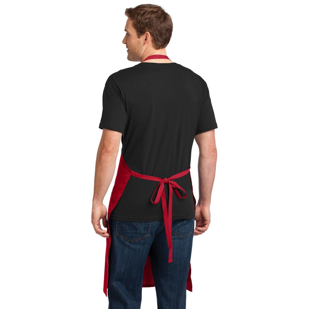Black Aprons - Port Authority - Durable Fabric - Stain Resistant