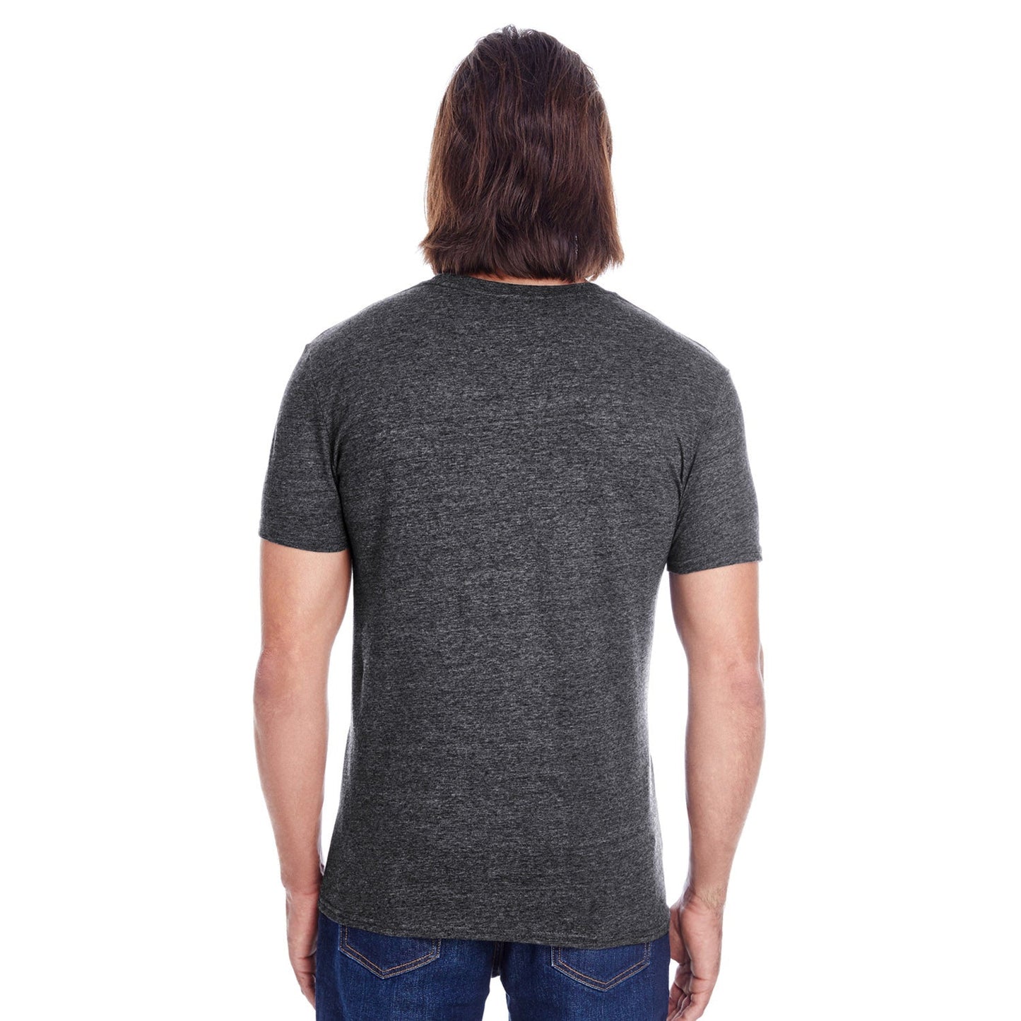 Black Triblend T-Shirts - Threadfast - Eco-Friendly Fit
