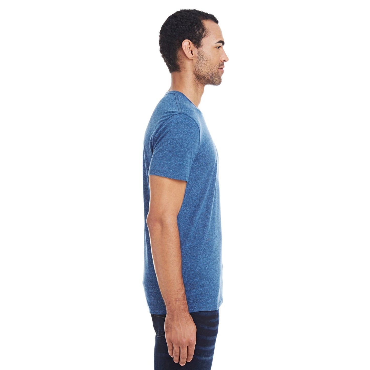 Black Triblend T-Shirts - Threadfast - Eco-Friendly Fit