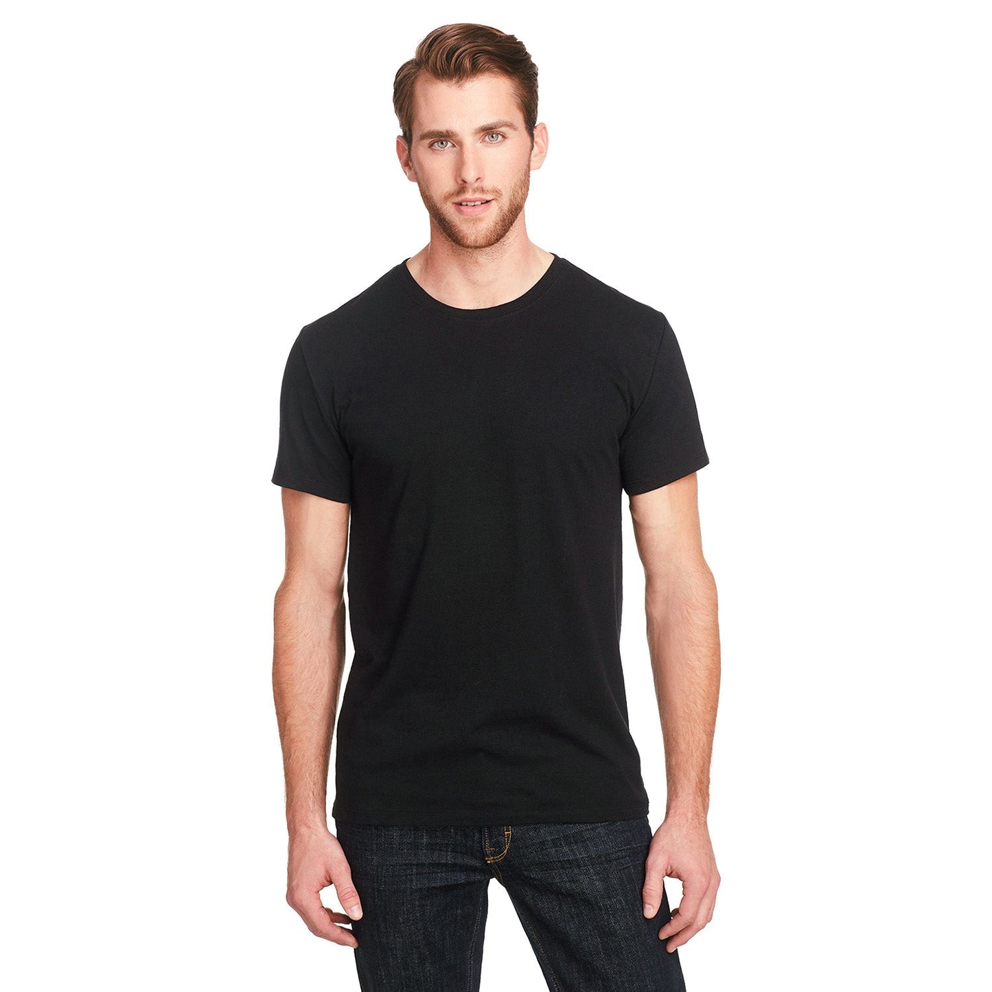 Black Triblend T-Shirts - Threadfast - Eco-Friendly Fit