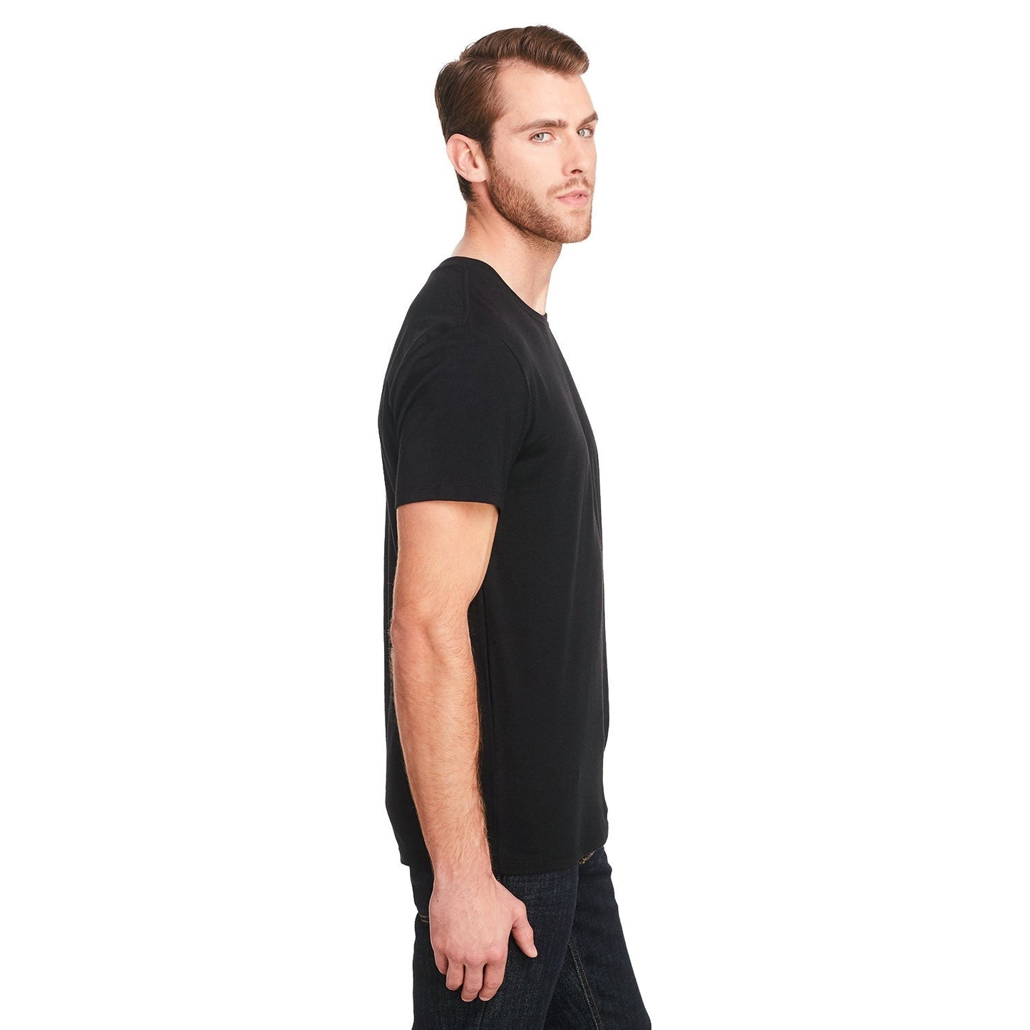 Black Triblend T-Shirts - Threadfast - Eco-Friendly Fit