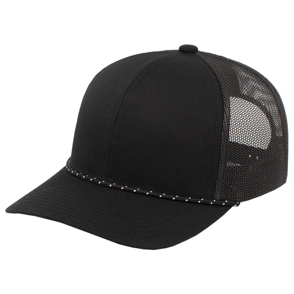 Black/White/Black Ball Caps - Pacific Headwear - Stylish Snapback