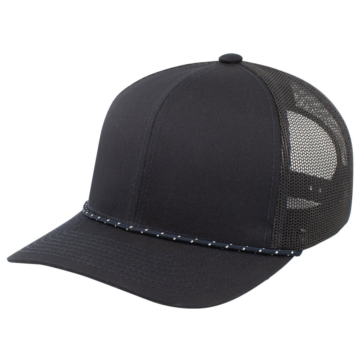 Black/White/Black Ball Caps - Pacific Headwear - Stylish Snapback