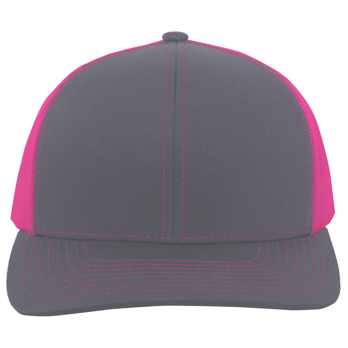 Black/Neon Blue Ball Caps - Pacific Headwear - Snapback Hat