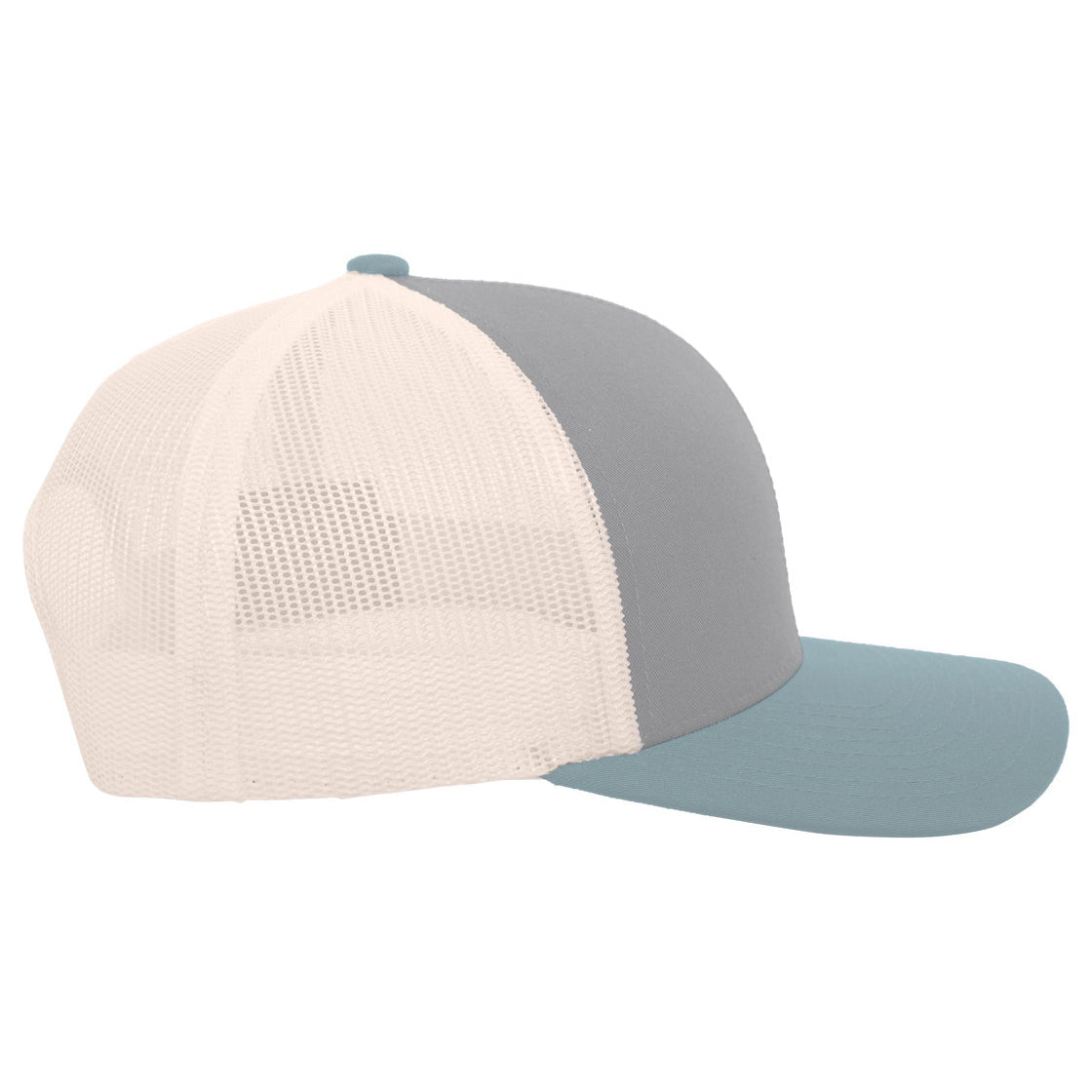 Black/Neon Blue Ball Caps - Pacific Headwear - Snapback Hat
