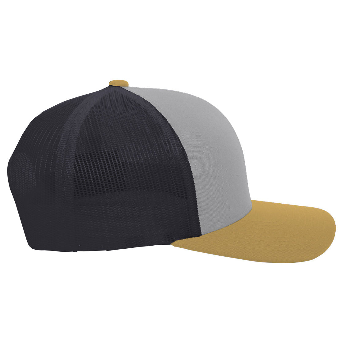 Black/Neon Blue Ball Caps - Pacific Headwear - Snapback Hat