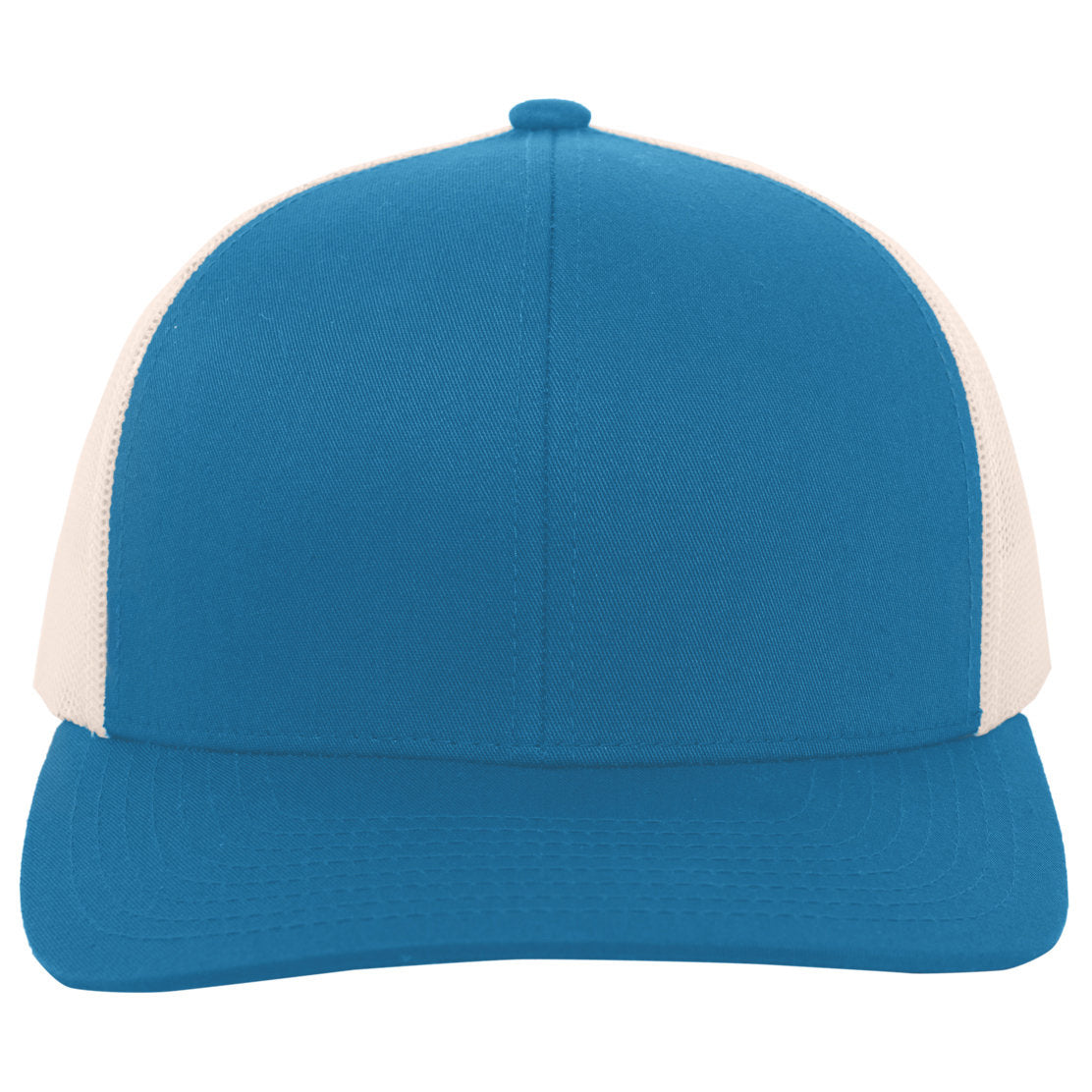 Black/Neon Blue Ball Caps - Pacific Headwear - Snapback Hat