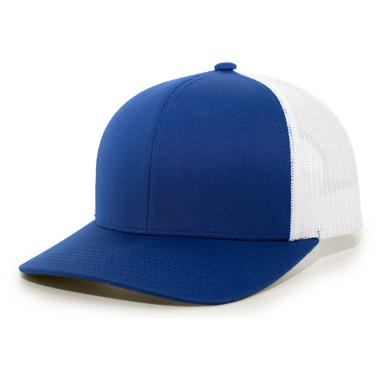 Black/Neon Blue Ball Caps - Pacific Headwear - Snapback Hat