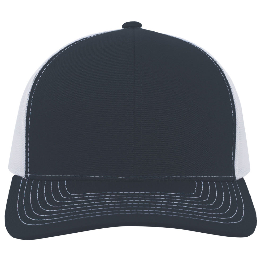 Black/White Ball Caps - Pacific Headwear - Stylish Trucker - Fashion Accessory