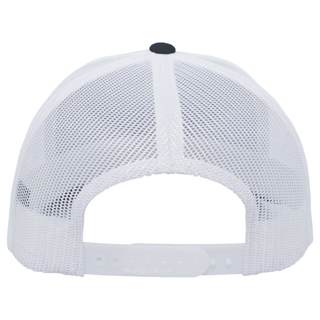 Black/White Ball Caps - Pacific Headwear - Stylish Trucker - Fashion Accessory